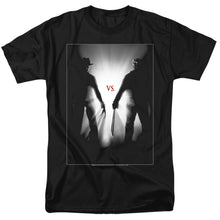 Load image into Gallery viewer, Freddy Vs Jason Silhouettes Mens T Shirt Black