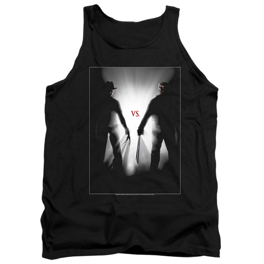 Freddy Vs Jason Silhouettes Mens Tank Top Shirt Black