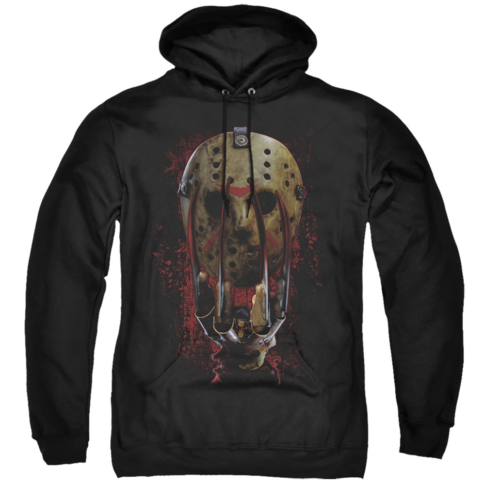 Freddy Vs Jason Mask And Claws Mens Hoodie Black