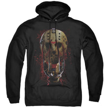Load image into Gallery viewer, Freddy Vs Jason Mask And Claws Mens Hoodie Black