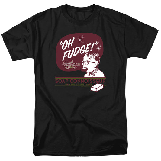 A Christmas Story Oh Fudge Soap Connoisseur Mens T Shirt Black