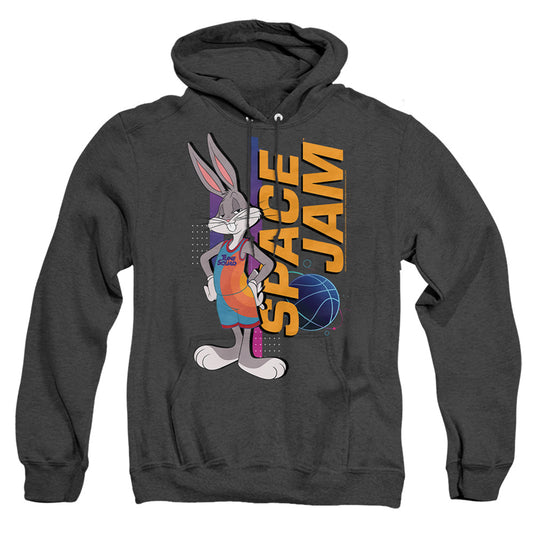 Space Jam 2 Bugs Standing Mens Heather Hoodie Black