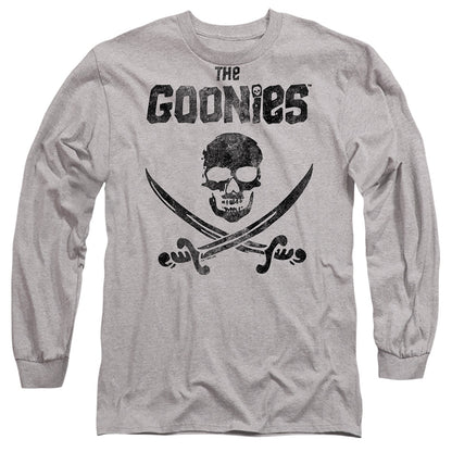 The Goonies Flag 2 Mens Long Sleeve Shirt Athletic Heather