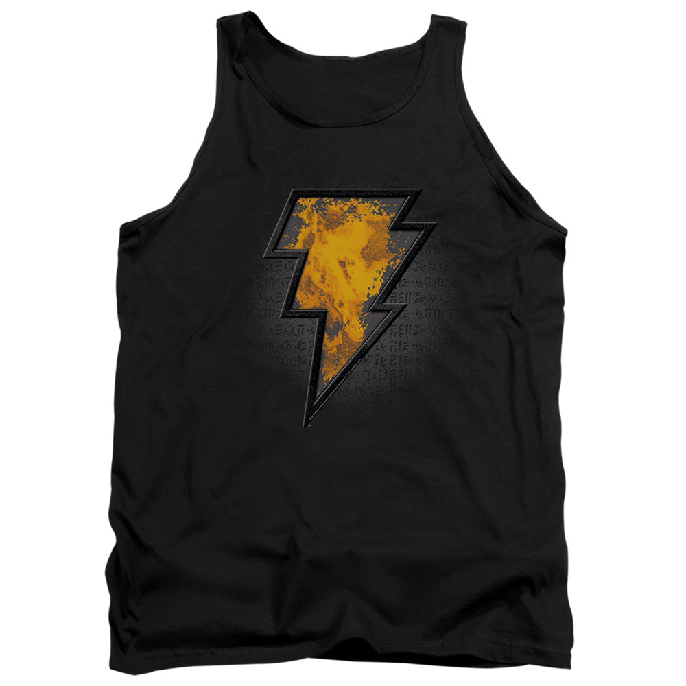 Black Adam Black Adam Beveled Emblem Mens Tank Top Shirt Black