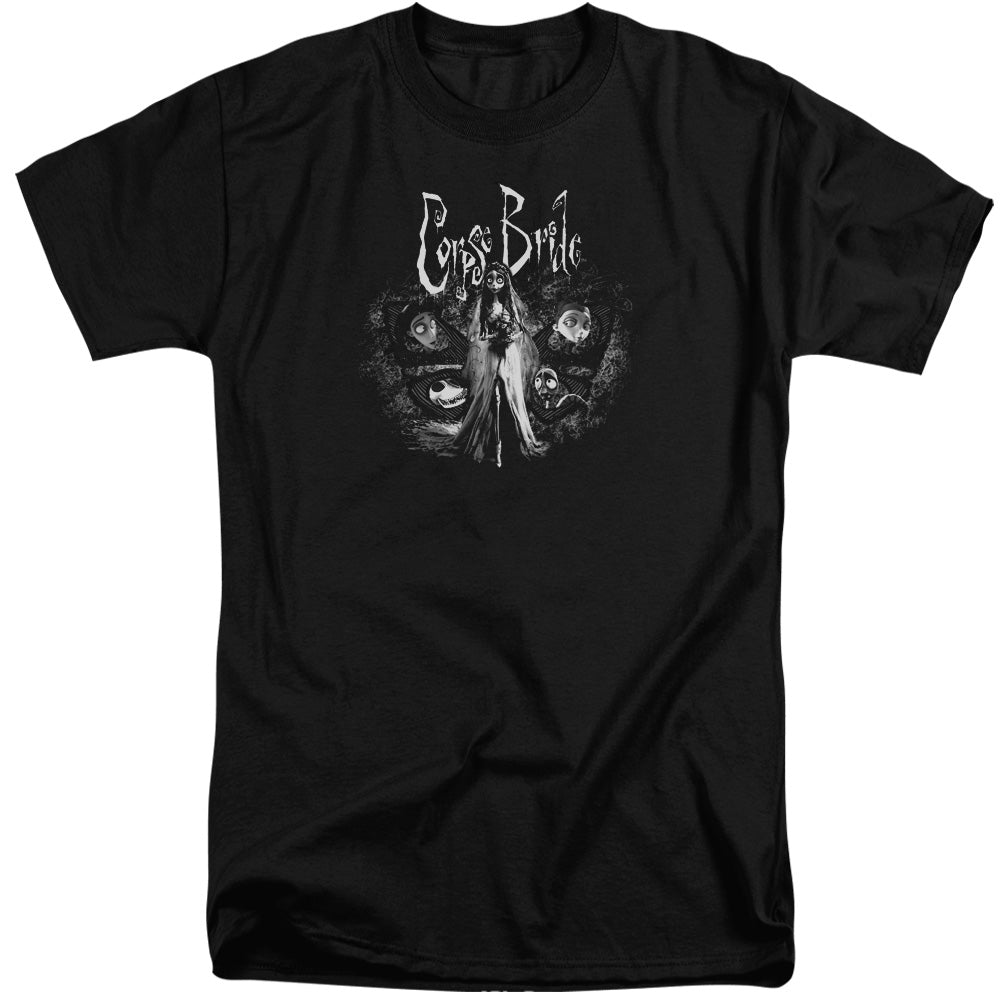 Corpse Bride Bride To Be Mens Tall T Shirt Black