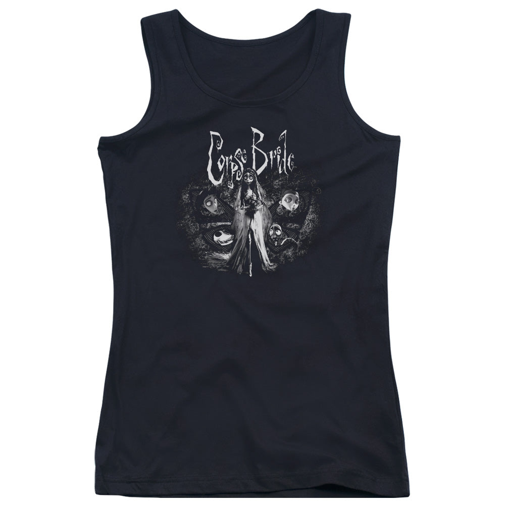 Corpse Bride Bride To Be Womens Tank Top Shirt Black