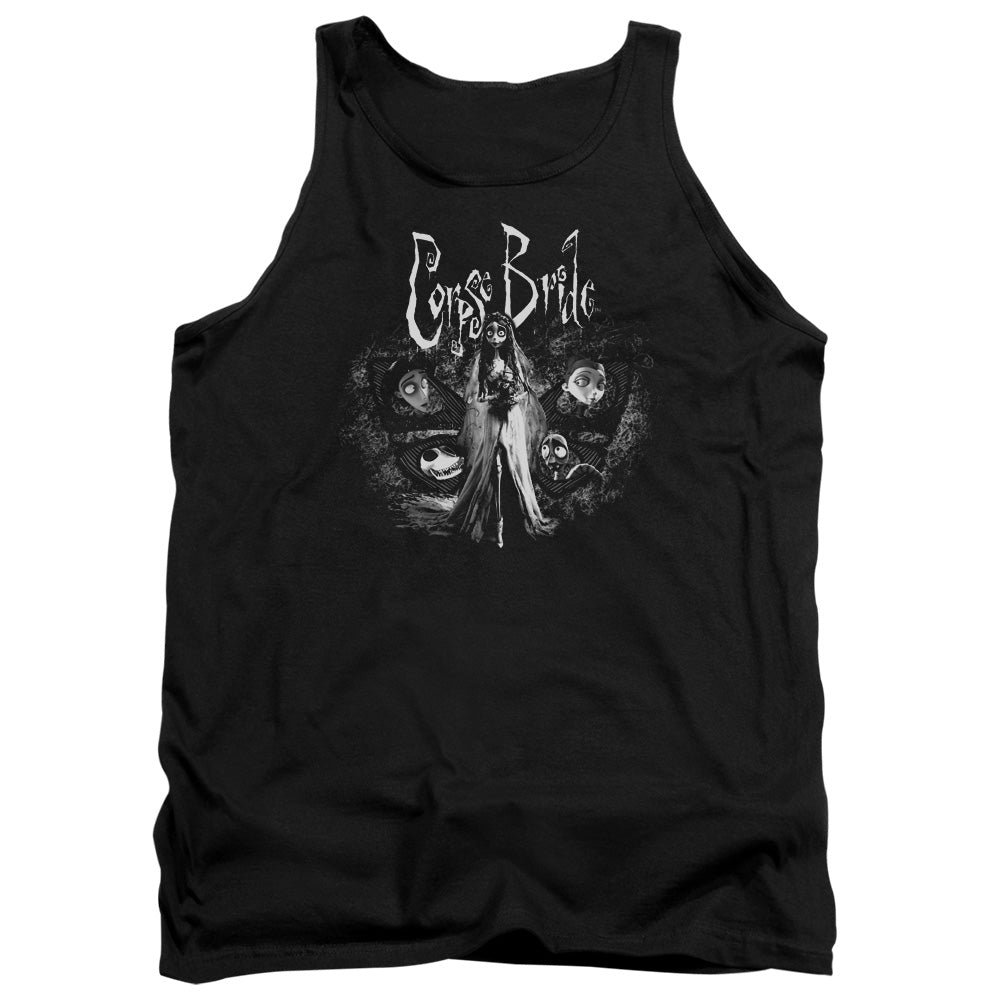 Corpse Bride Bride To Be Mens Tank Top Shirt Black