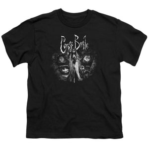 Corpse Bride Bride To Be Kids Youth T Shirt Black