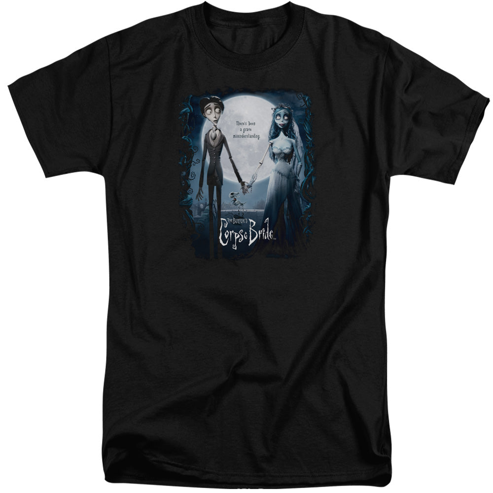 Corpse Bride Poster Mens Tall T Shirt Black