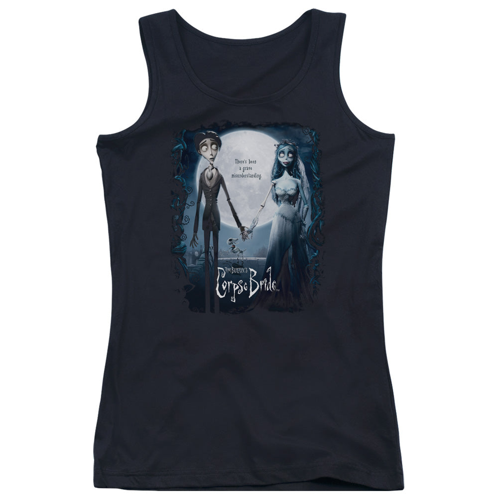 Corpse Bride Poster Womens Tank Top Shirt Black