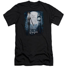 Load image into Gallery viewer, Corpse Bride Poster Premium Bella Canvas Slim Fit Mens T Shirt Black