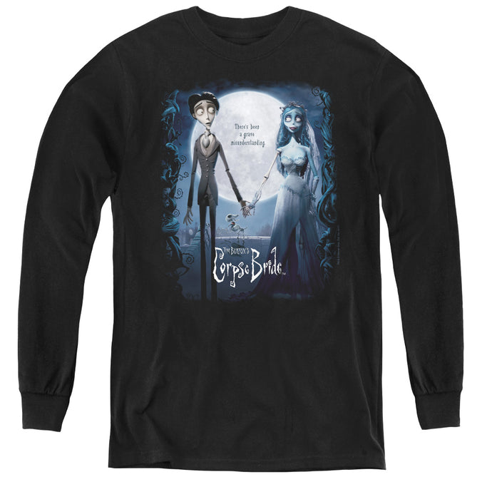 Corpse Bride Poster Long Sleeve Kids Youth T Shirt Black
