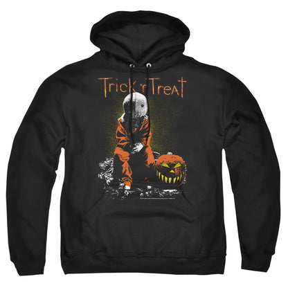 Trick R Treat Sitting Sam Mens Hoodie Black