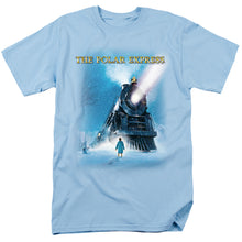 Load image into Gallery viewer, Polar Express Big Train Mens T Shirt Light Blue