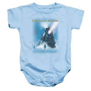 The Polar Express Big Train Infant Baby Snapsuit Light Blue
