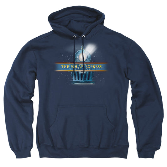 Polar Express Train Logo Mens Hoodie Navy