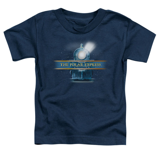 The Polar Express Train Logo Toddler Kids Youth T Shirt Navy Blue