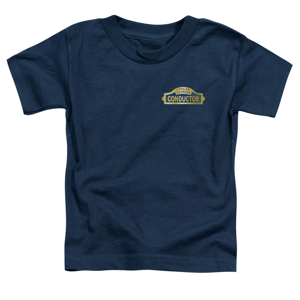 The Polar Express Conductor Toddler Kids Youth T Shirt Navy Blue