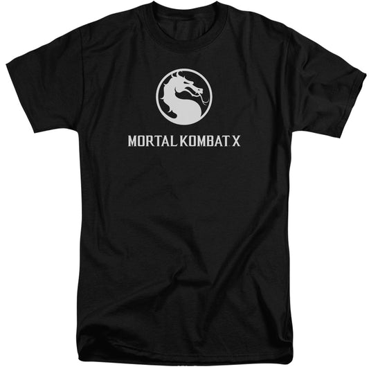 Mortal Kombat X Dragon Logo Mens Tall T Shirt Black