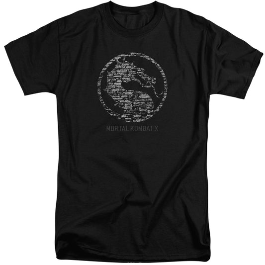 Mortal Kombat X Stone Seal Mens Tall T Shirt Black