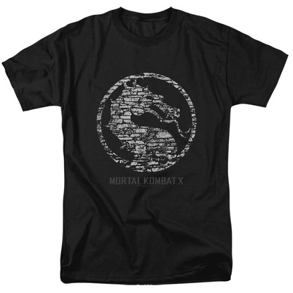 Mortal Kombat X Stone Seal Mens T Shirt Black