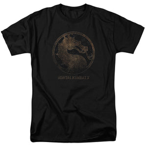 Mortal Kombat X Metal Seal Mens T Shirt Black