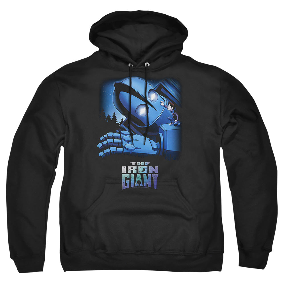 Iron Giant Giant And Hogarth Mens Hoodie Black