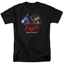 Load image into Gallery viewer, Mortal Kombat X Fight Mens T Shirt Black