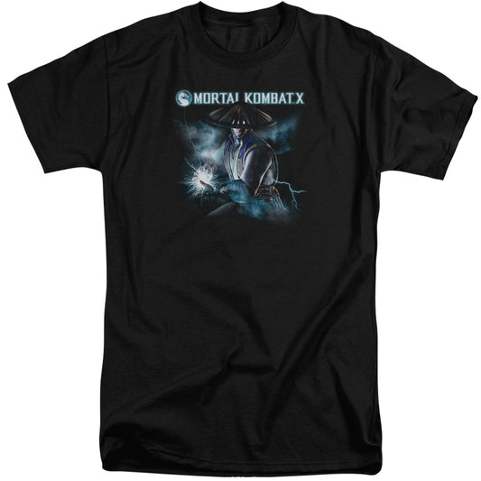 Mortal Kombat X Raiden Mens Tall T Shirt Black