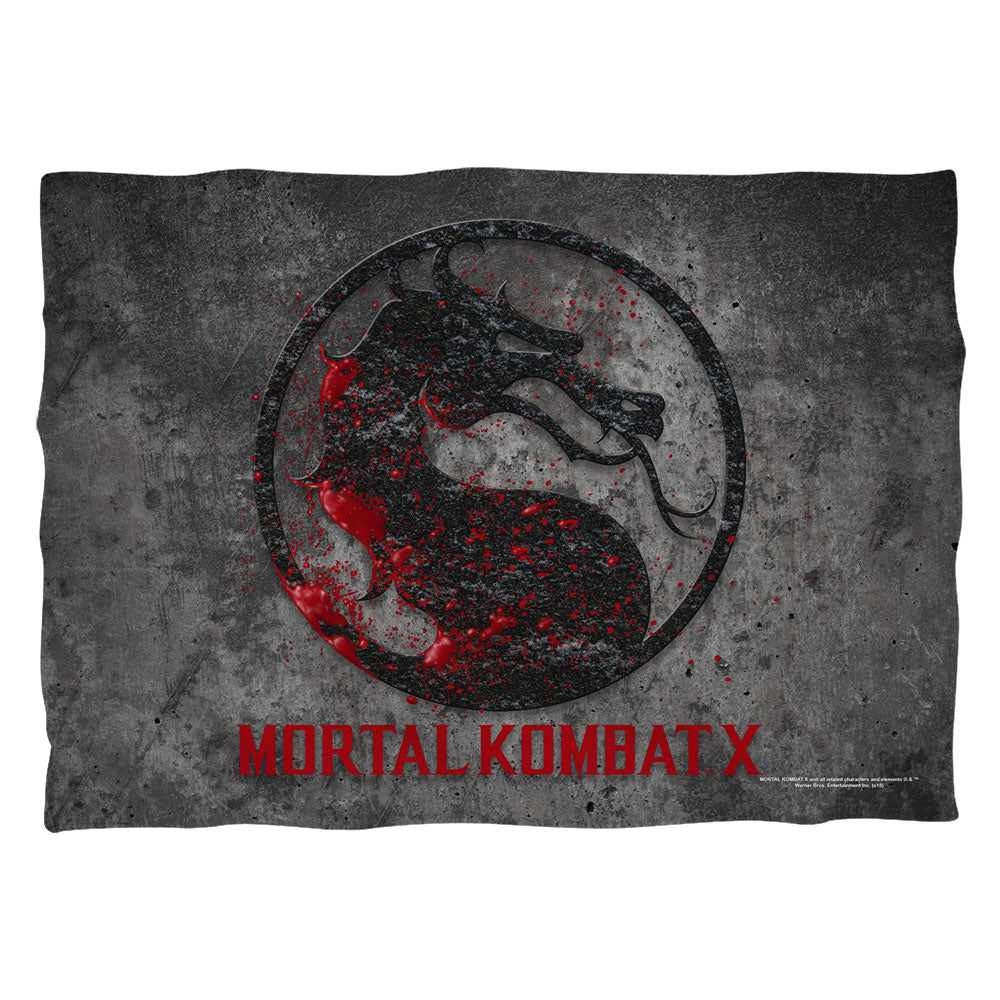 Mortal Kombat X Stone Logo Pillow Case