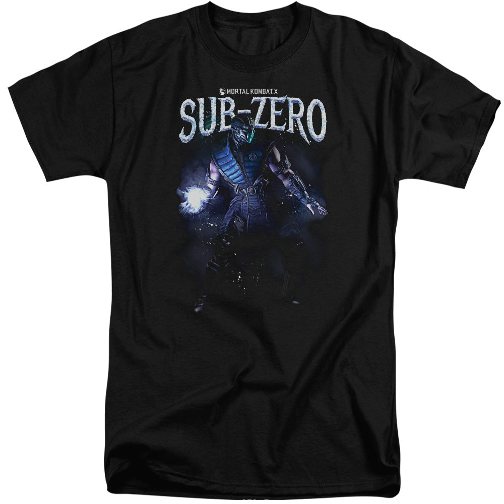 Mortal Kombat Sub Zero Mens Tall T Shirt Black