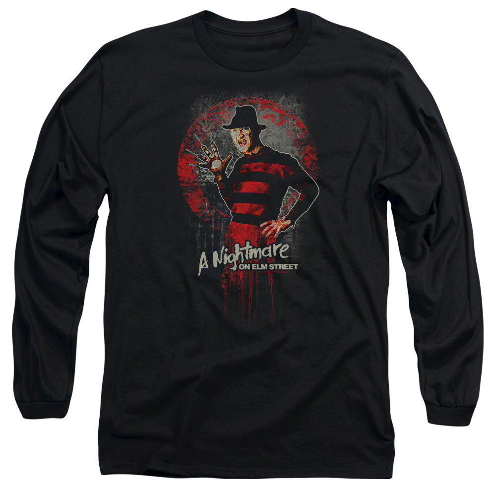 Nightmare On Elm Street This Is God Mens Long Sleeve Shirt Black