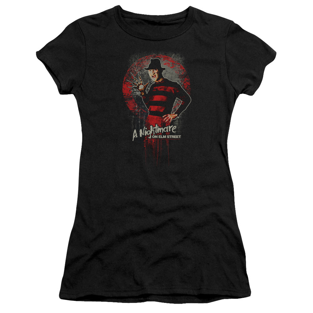 Nightmare On Elm Street This Is God Junior Sheer Cap Sleeve Womens T Shirt Black