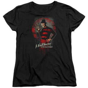 Nightmare On Elm Street This Is God Womens T Shirt Black