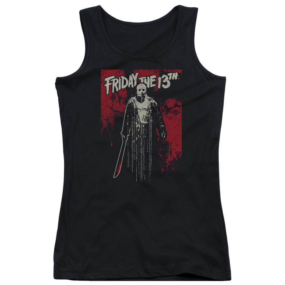 Friday The 13th Drip Womens Tank Top Shirt Black