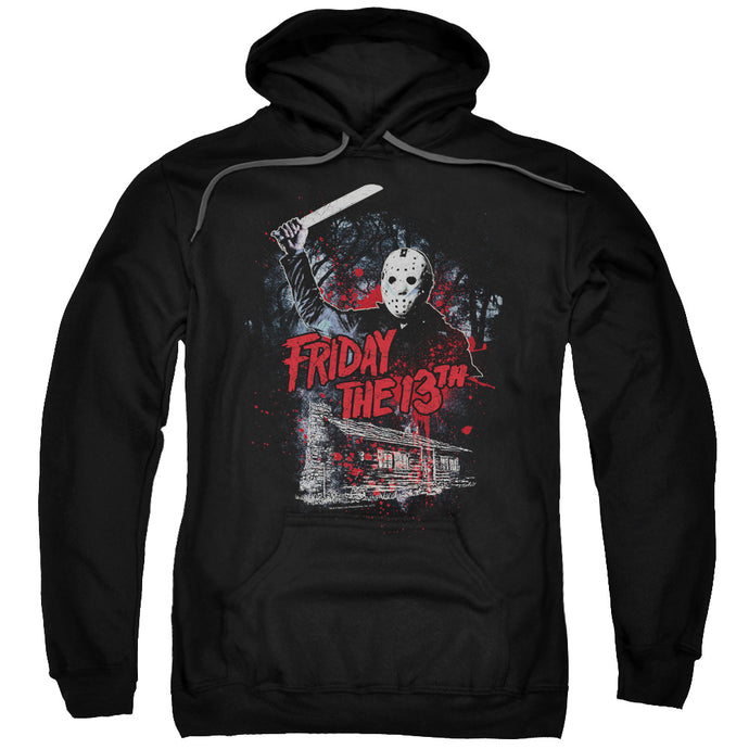 Friday The 13th Cabin Mens Hoodie Black