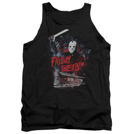 Friday The 13th Cabin Mens Tank Top Shirt Black