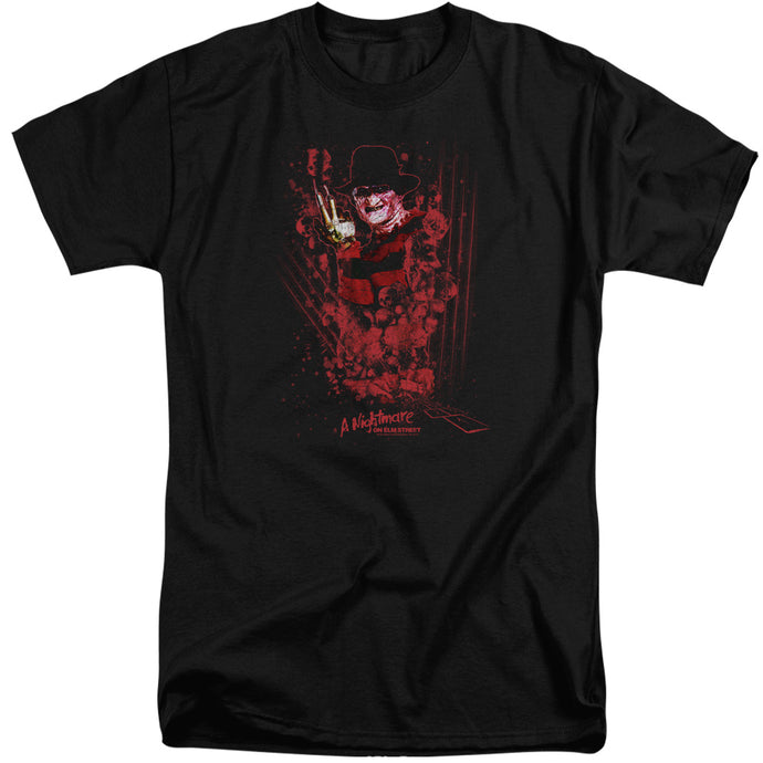 Nightmare On Elm Street One Two Freddys Coming For You Mens Tall T Shirt Black