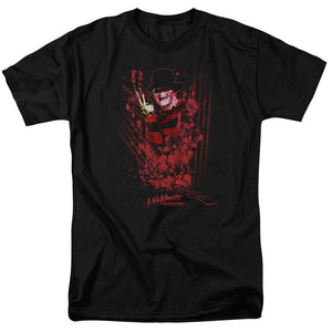 Nightmare On Elm Street One Two Freddys Coming For You Mens T Shirt Black
