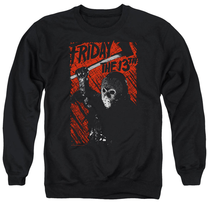 Friday The 13th Jason Lives Mens Crewneck Sweatshirt Black