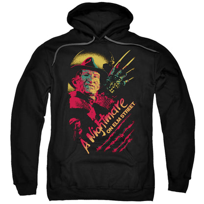 Nightmare On Elm Street Freddy Claws Mens Hoodie Black