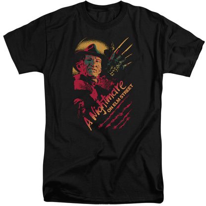 Nightmare On Elm Street Freddy Claws Mens Tall T Shirt Black Officially Licensed