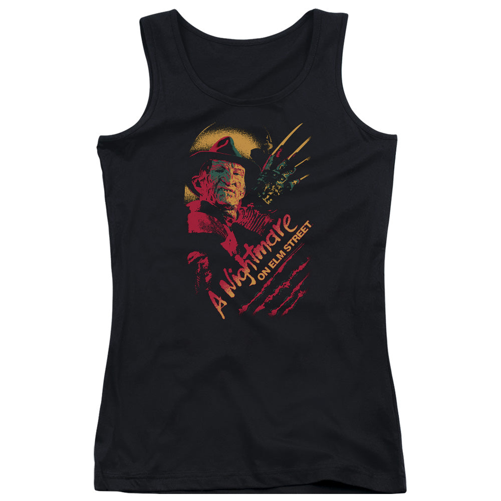 Nightmare On Elm Street Freddy Claws Womens Tank Top Shirt Black