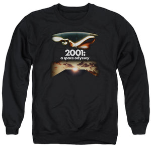 2001 A Space Odyssey Prologue Epilogue Mens Crewneck Sweatshirt Black