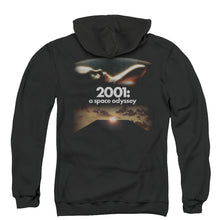 Load image into Gallery viewer, 2001 A Space Odyssey Prologue Epilogue Back Print Zipper Mens Hoodie Black