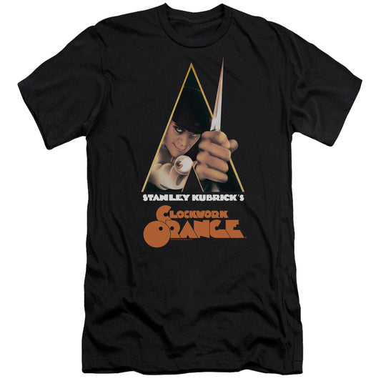 A Clockwork Orange Poster Premium Bella Canvas Slim Fit Mens T Shirt Black