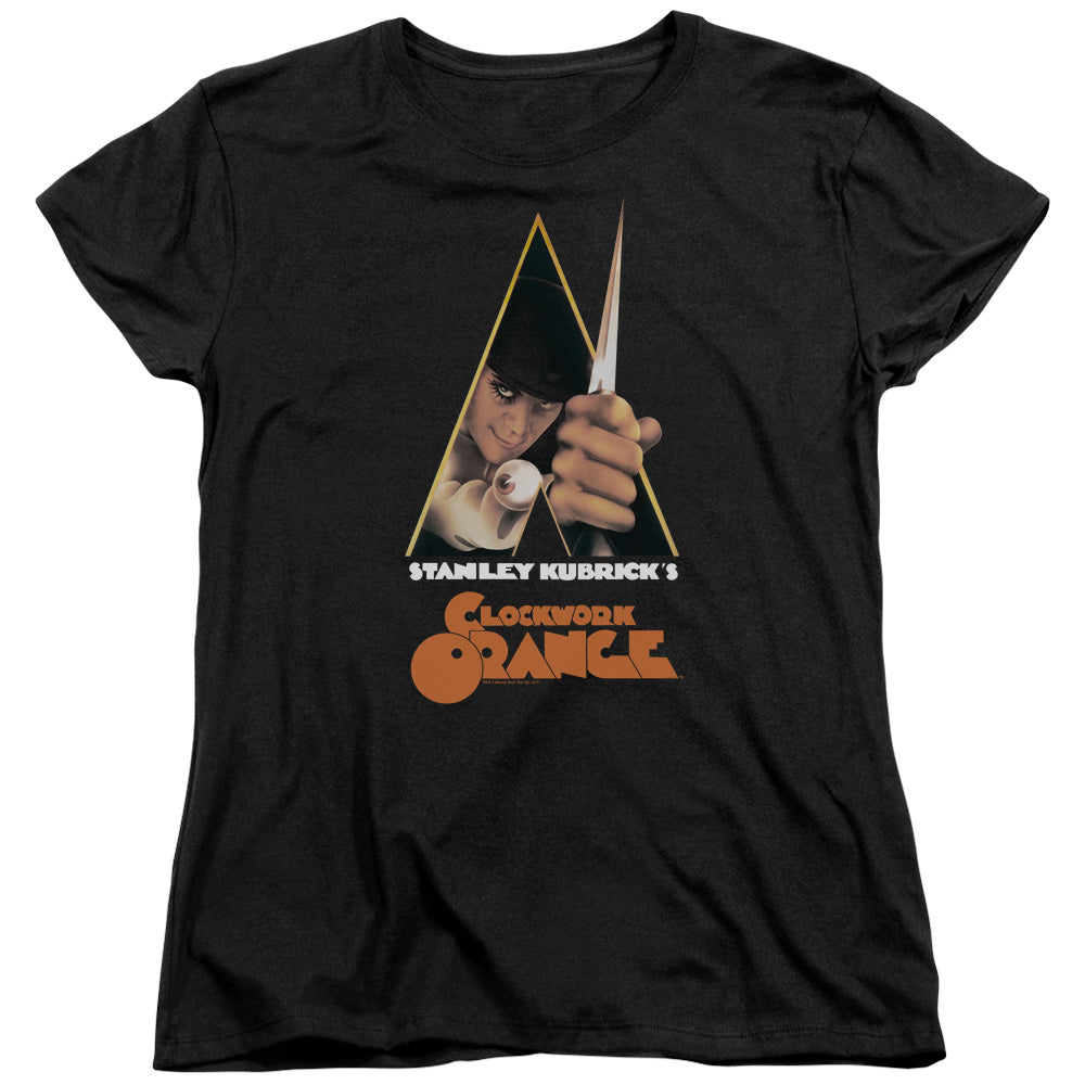 A Clockwork Orange Poster Womens T Shirt Black