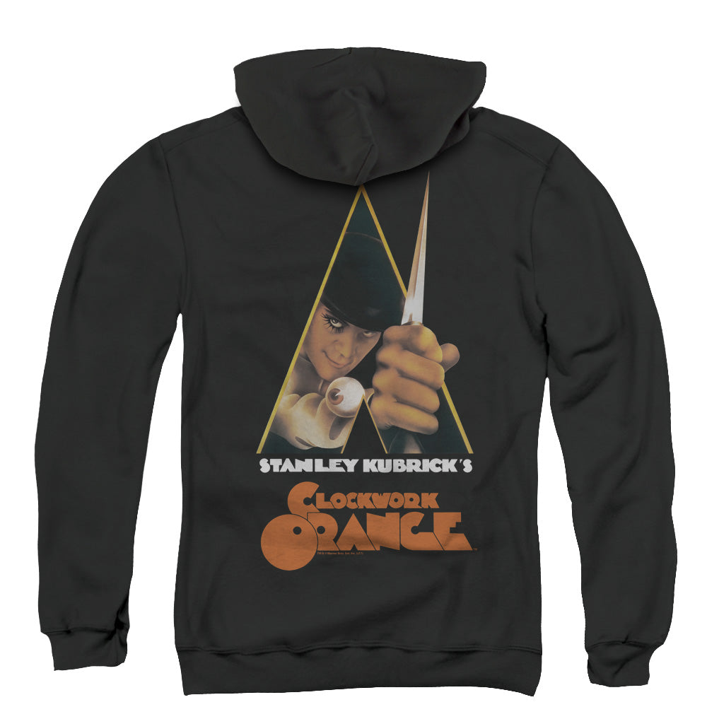 A Clockwork Orange Poster Back Print Zipper Mens Hoodie Black