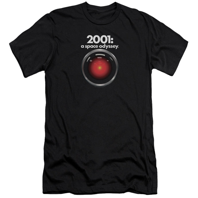 2001 A Space Odyssey Hal Premium Bella Canvas Slim Fit Mens T Shirt Black