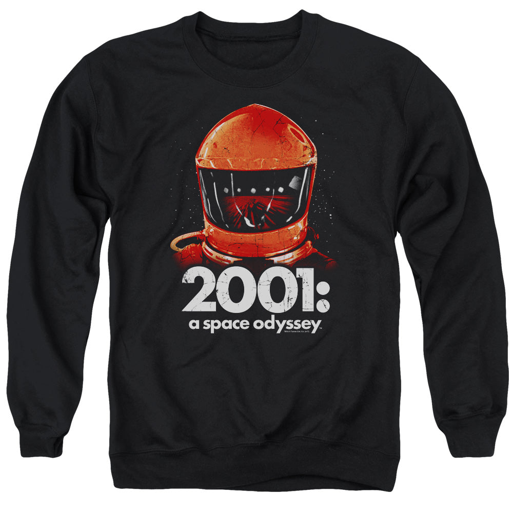 2001 A Space Odyssey Space Travel Mens Crewneck Sweatshirt Black